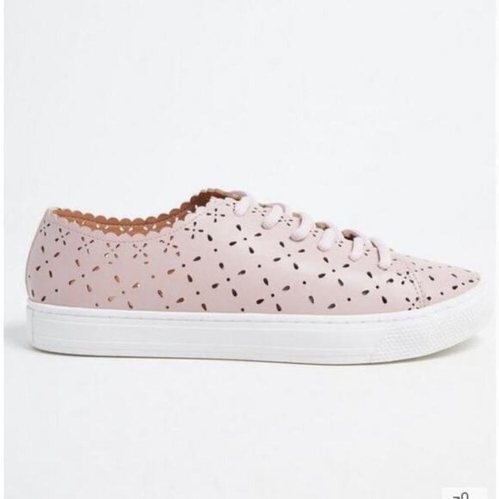 torrid Blush Pink Laser-Cut Lace-Up Sneakers